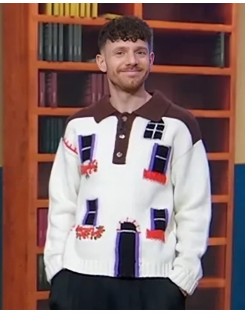 Good Morning America 2025 Chris Perfetti House Print Sweater