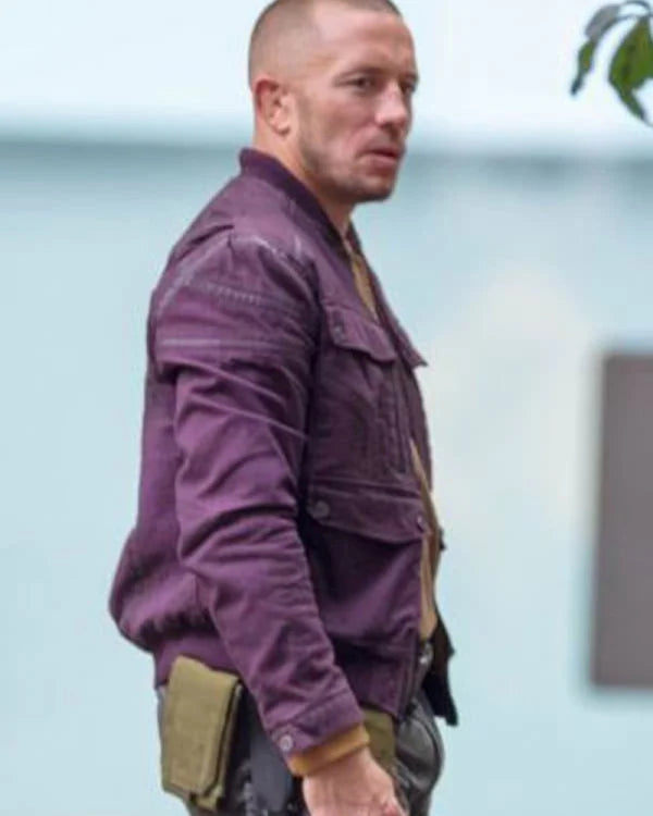 Grab Georges St-pierre The Falcon And The Winter Soldier Batroc Jacket