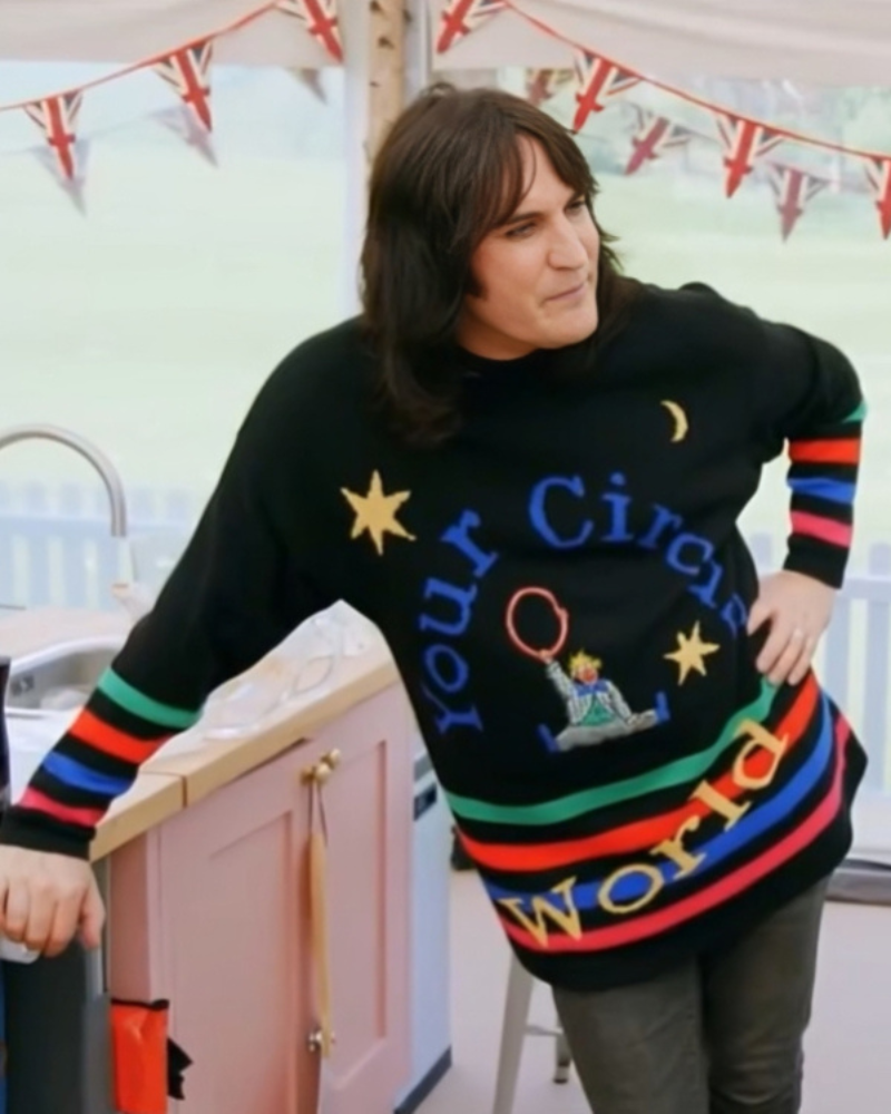 Great British Bake Off Noel Fielding Your Circus World Sweater