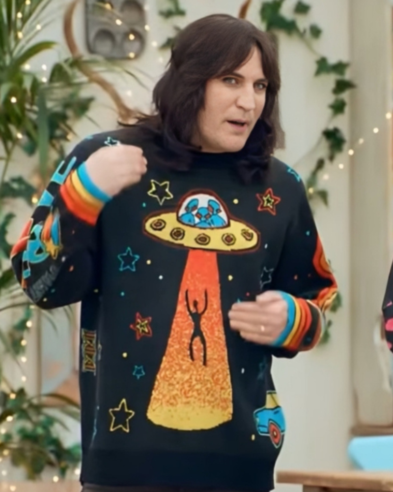 Great British Bake Off S15 Noel Fielding Tony Albert Artist Sweater