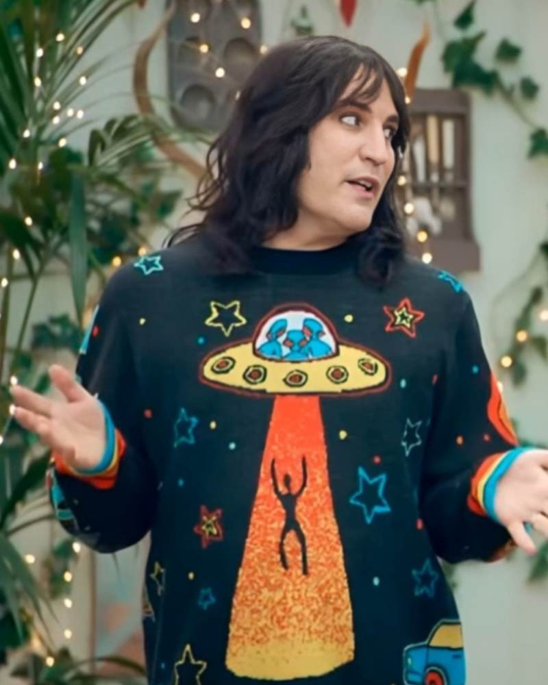 Great British Bake Off S15 Noel Fielding Tony Albert Artist Sweater
