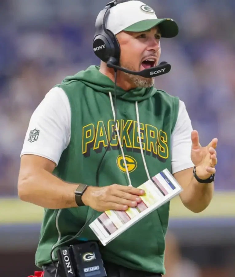 Green Bay Packers Sideline Sleeveless Hoodie
