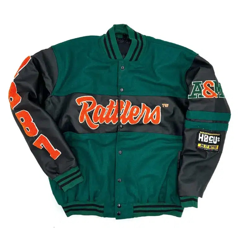 Florida A&M Rattlers Ole Skool Letterman Jacket