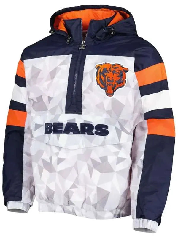 Chicago Bears Gridiron Raglan Hooded Jacket