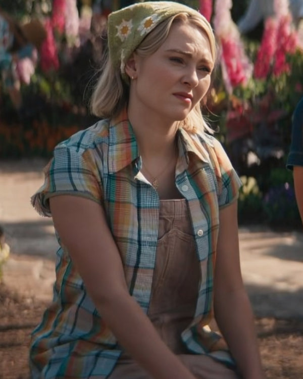 Grosse Pointe Garden Society AnnaSophia Robb Plaid Shirt