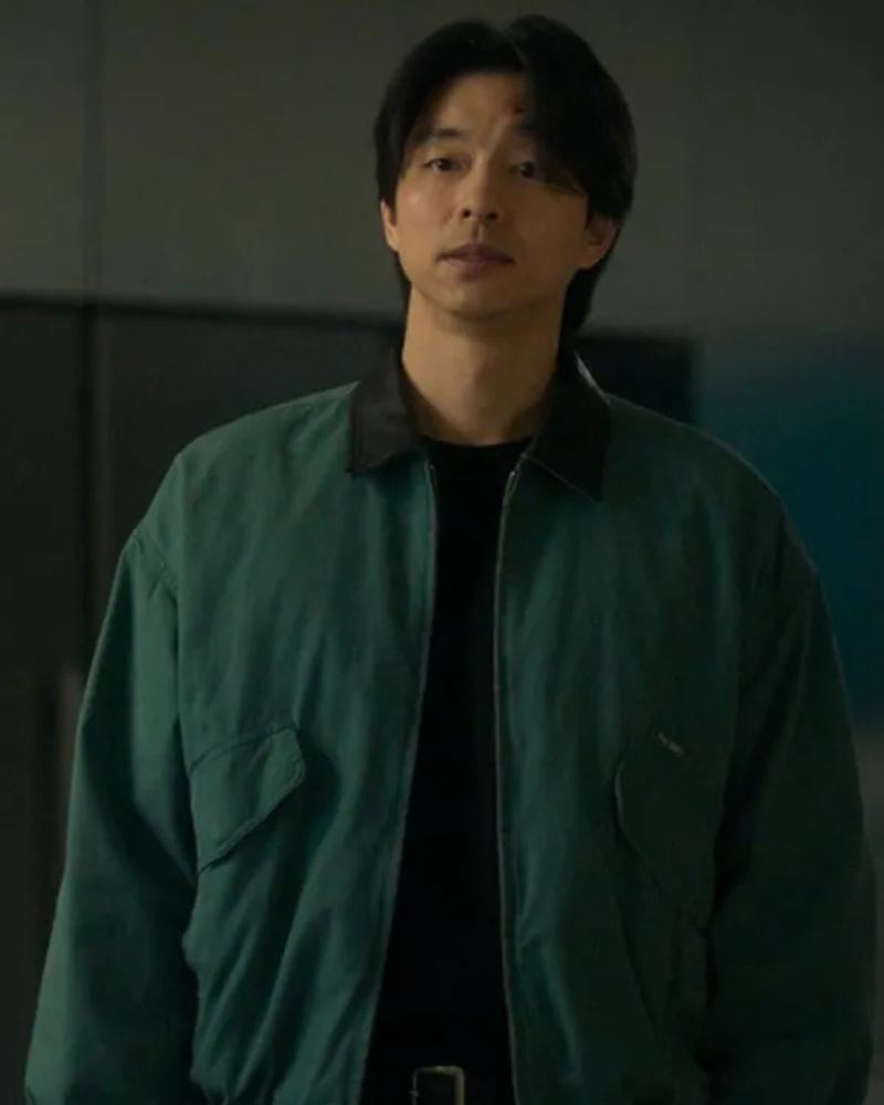 Gong Yoo The Trunk Tv Series Green Cotton Jacket