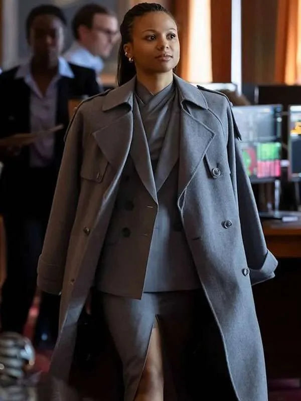 Harper Stern Industry Grey Coat