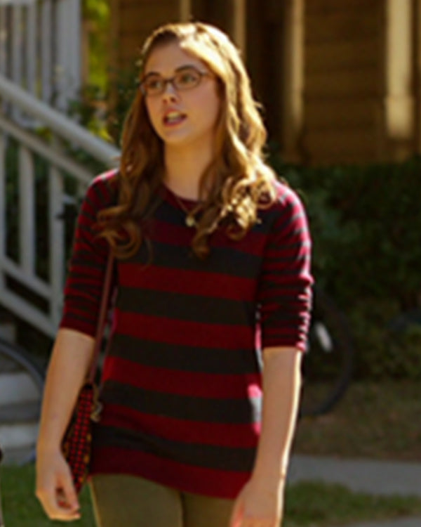 Hart Of Dixie S03 McKaley Miller Red & Blue Striped Sweater