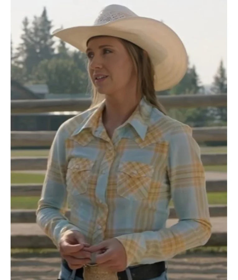 Heartland S18 Amy Fleming Plaid Shirt