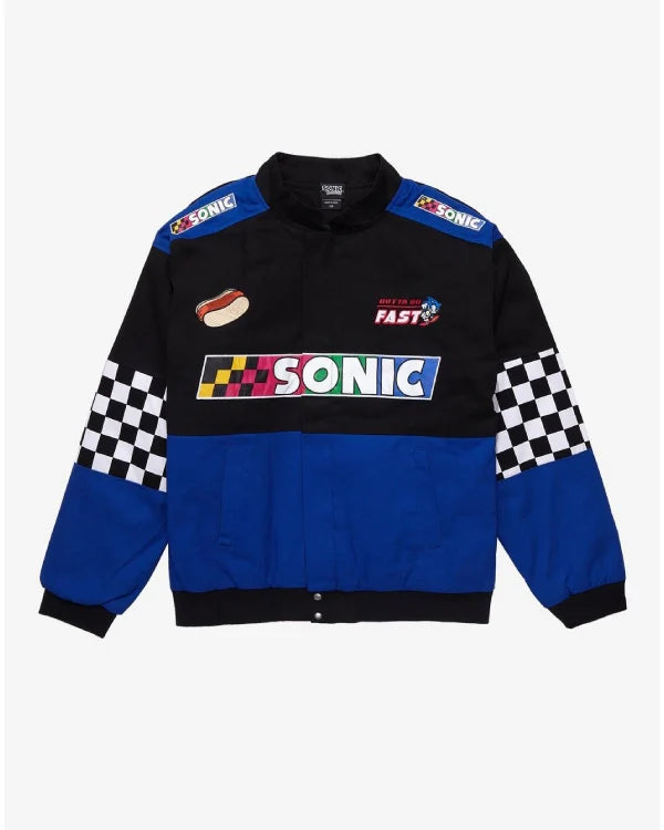 Hedgehog Checkered Racing Jacket