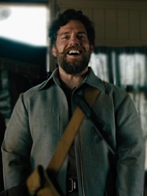 The Ministry Of Ungentlemanly Warfare Henry Cavill Gray Jacket