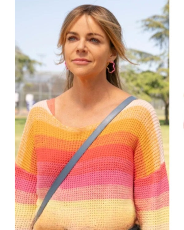 High Potential S01 Kaitlin Olson Striped Sweater