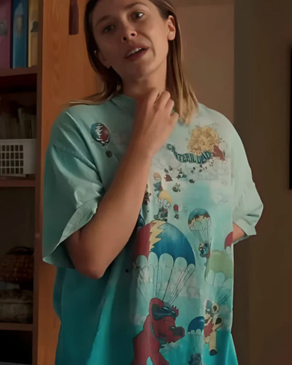 His-Three-Daughters-2024-Elizabeth-Olsen-Blue-Shirt