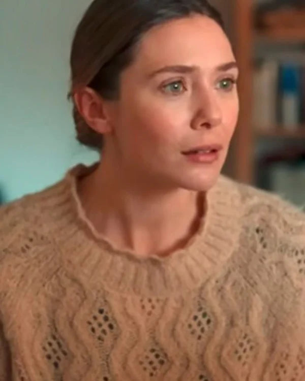 His-Three-Daughters-2024-Elizabeth-Olsen-Pointelle-Sweater