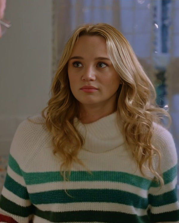 Holiday Touchdown: A Chiefs Love Story Hunter King Striped Sweater