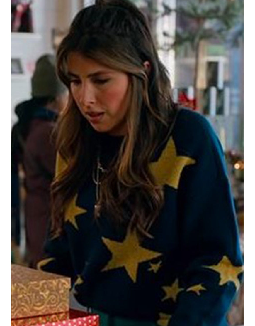 Holiday Crashers 2024 Daniella Monet Star Sweater