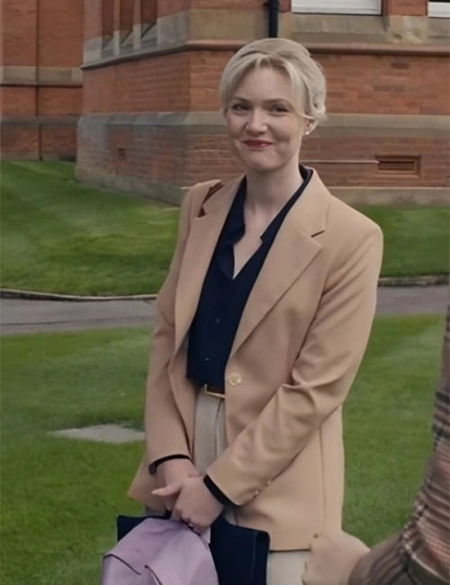 Holliday Grainger The Stolen Girl S01 Beige Blazer