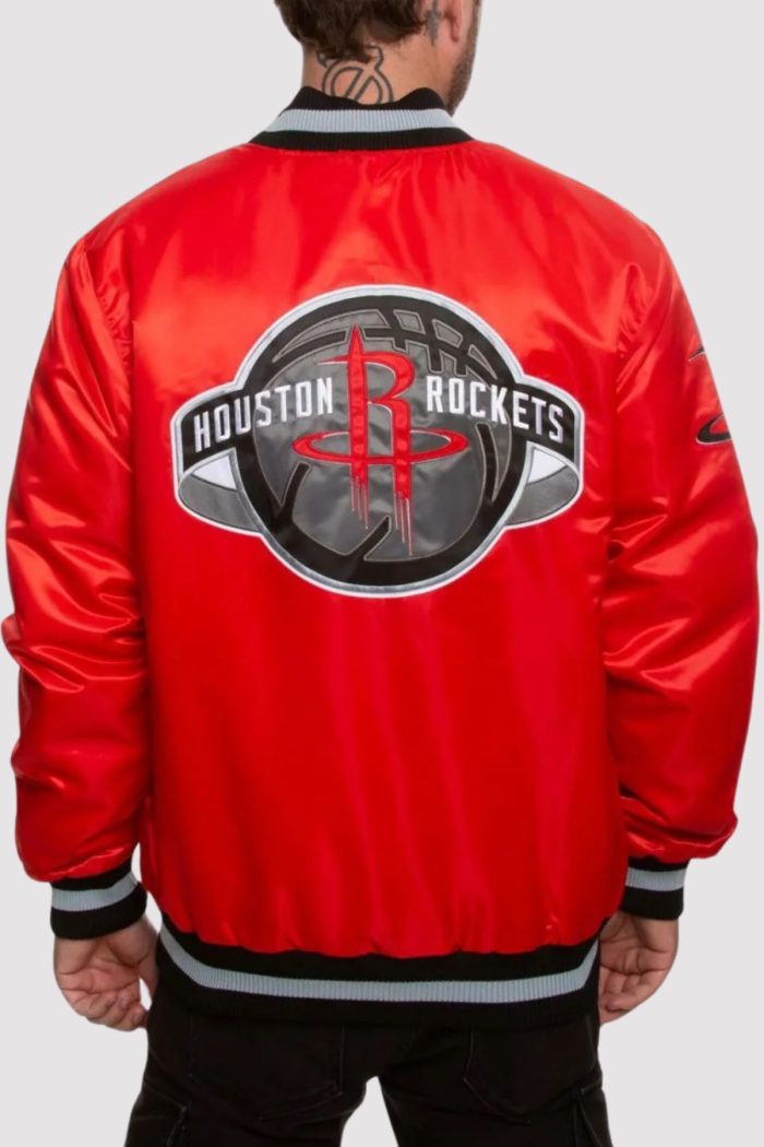 HoustonRocketsRedBomberJackets