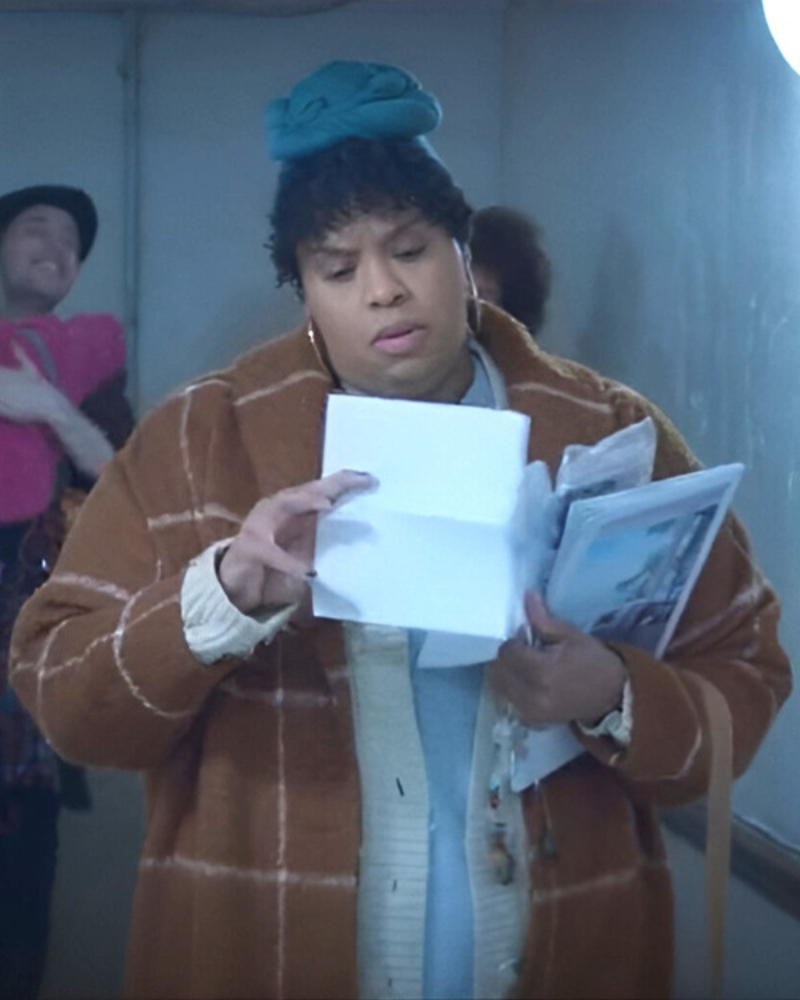 How To Die Alone 2024 Natasha Rothwell Brown Coat