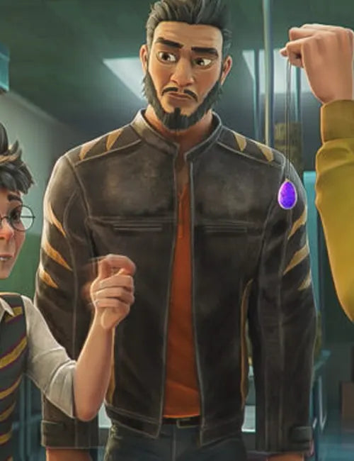 Hu The Tiger’s Apprentice 2024 Black Leather Jacket