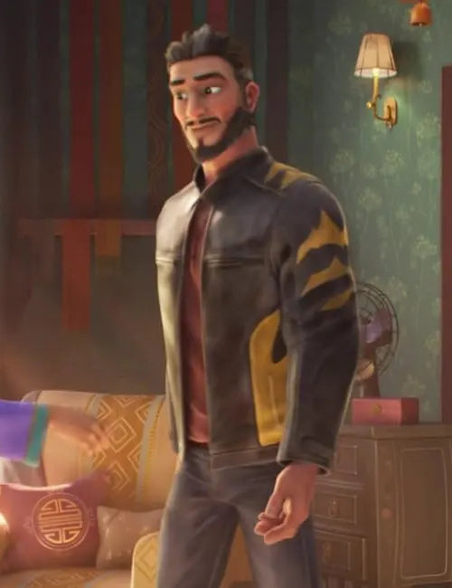 Hu The Tiger’s Apprentice 2024 Black Leather Jacket