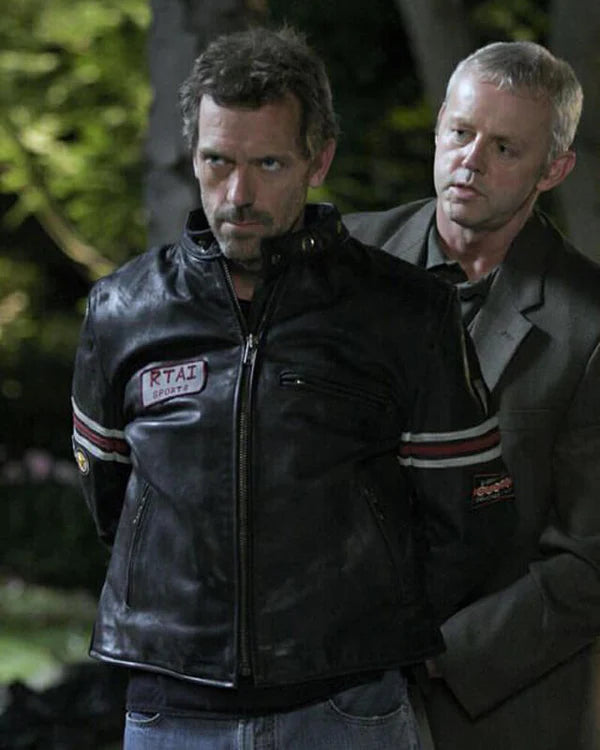 House M.D Black Leather Jacket