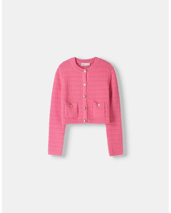 ICI TOUT COMMENCE 2025 Aaricia Lemaire Pink Cardigan