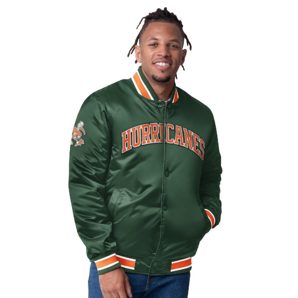 Miami Hurricanes Classic Vintage Reversible Starter Jacket