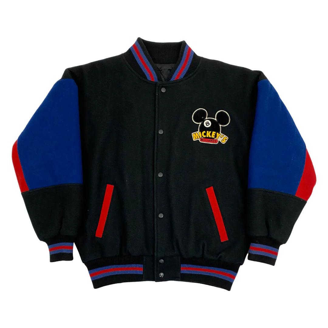 Mickey Mouse Black Varsity Jacket