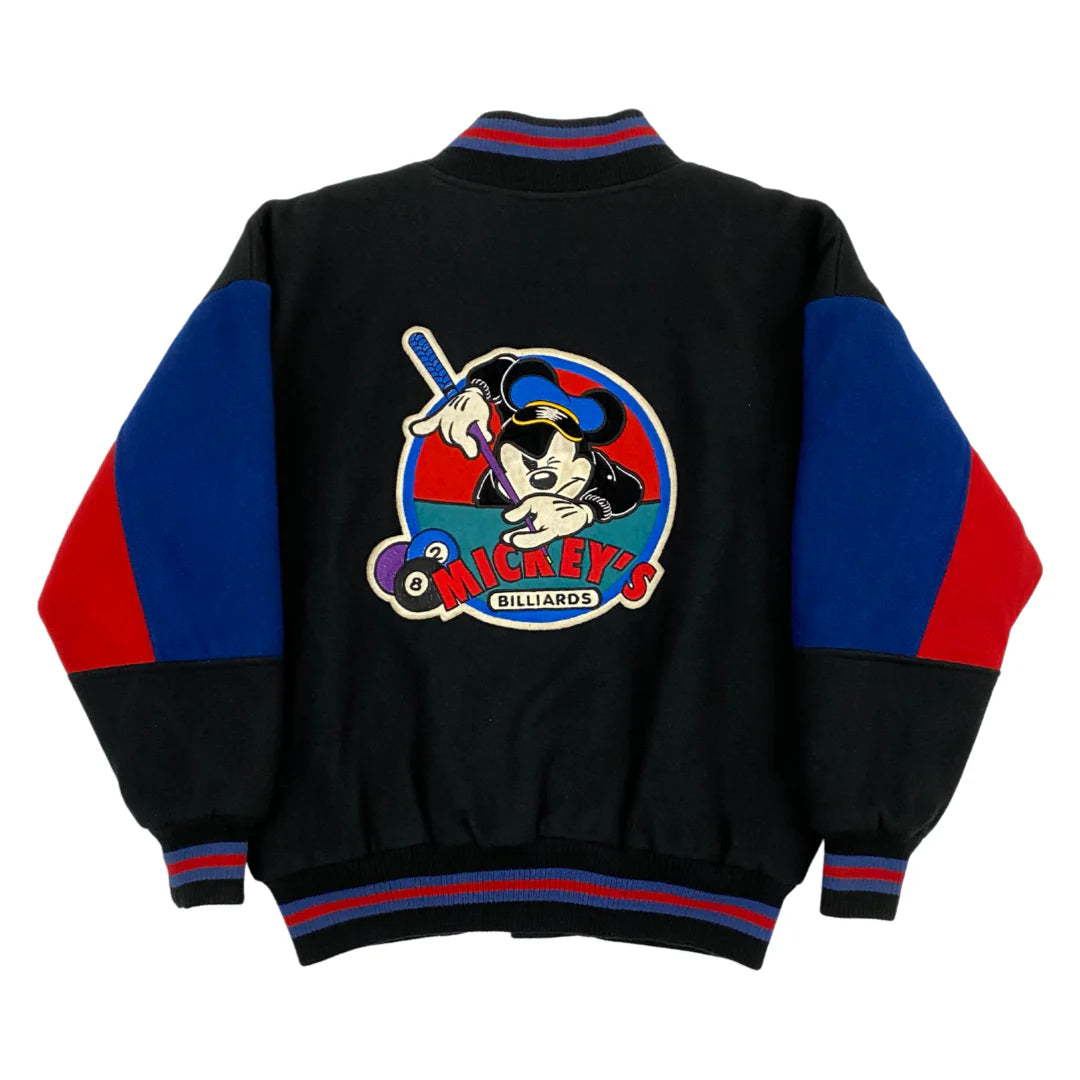 Mickey Mouse Black Varsity Jacket