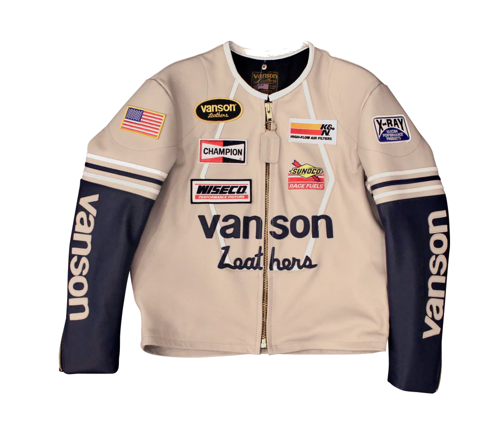 Vanson Star Leather Jacket