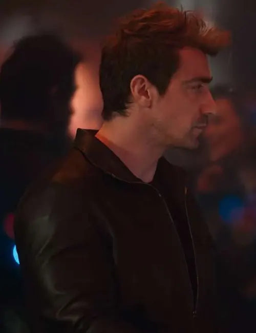 Kenan Sezgin As The Crow Flies S02 Black Leather Jacket