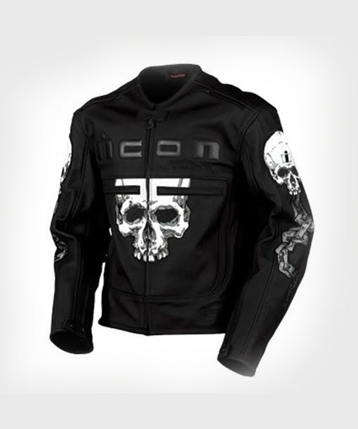 Icon Motorhead Skull Motorcycle Jacket