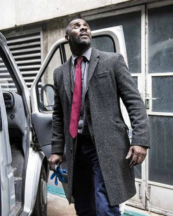 Idris Elba John Luther Coat