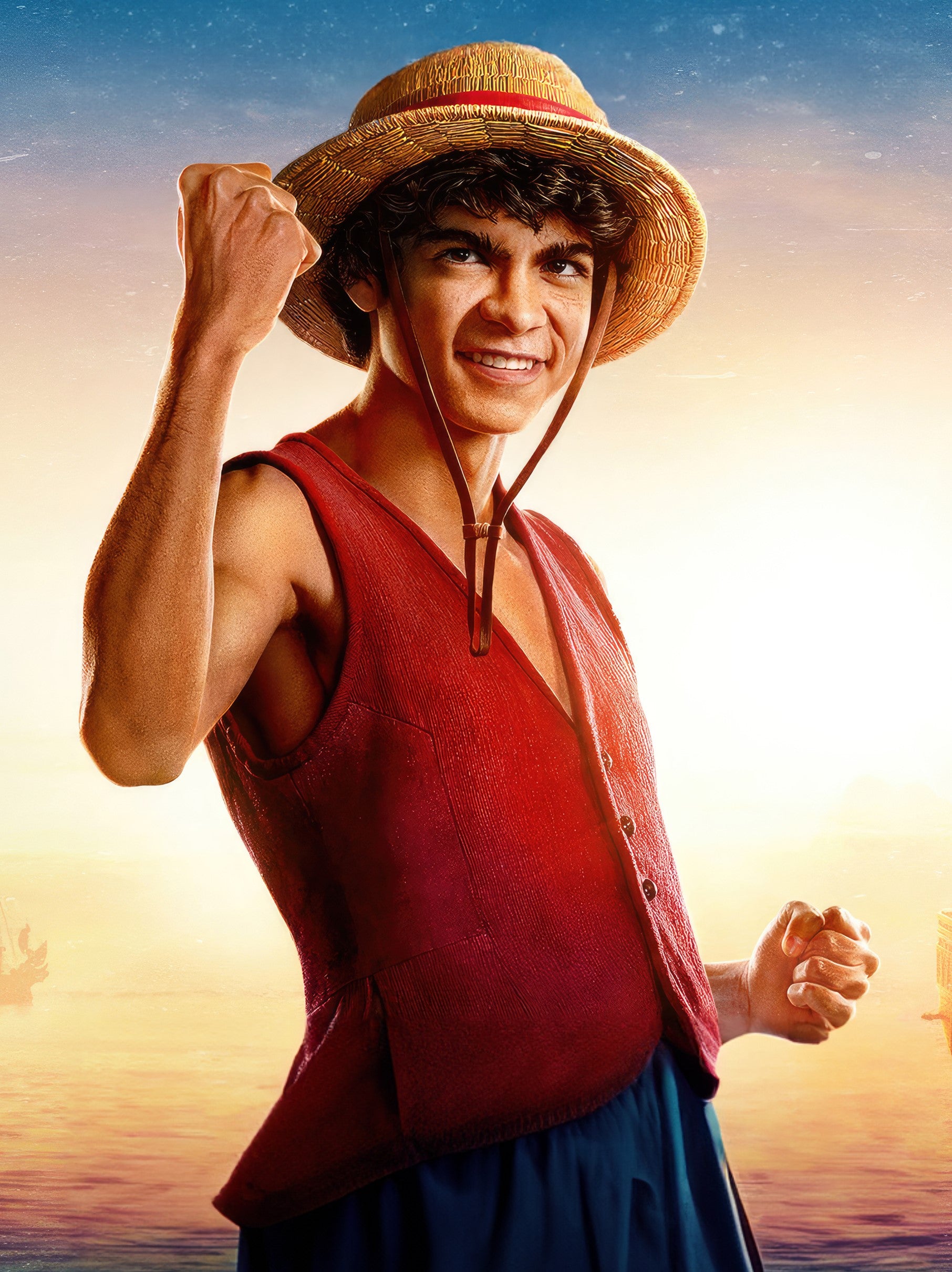 One Piece Luffy Red Vest