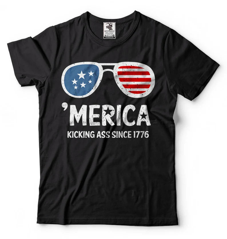 Independence Day T-Shirt Funny USA 4th July Party Freedom Tee Shirt