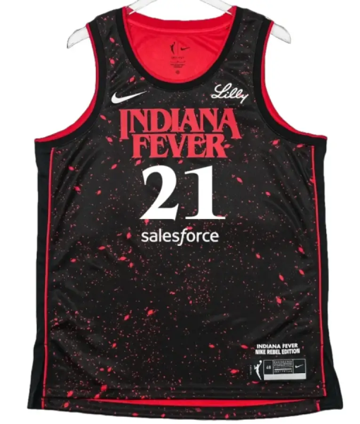 Indiana Fever Makayla Timpson Stranger Things Rebel Swingman Jersey