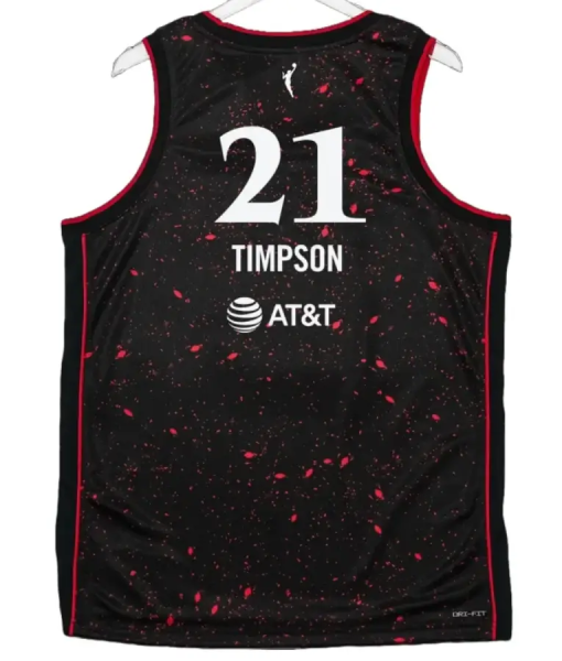Indiana Fever Makayla Timpson Stranger Things Rebel Swingman Jersey