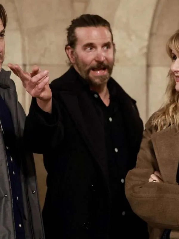Bradley Cooper Is This Thing On Black Wool Coat