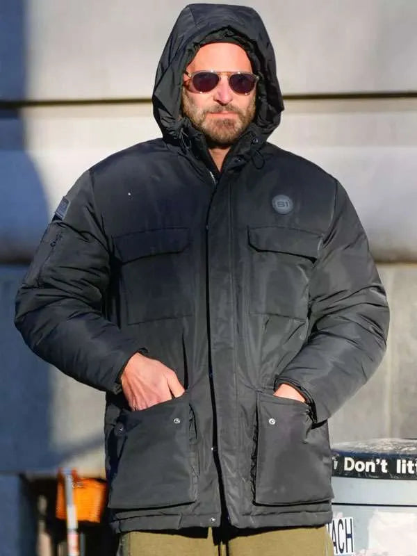 Bradley Cooper Is This Thing On Black Puffer Jacket