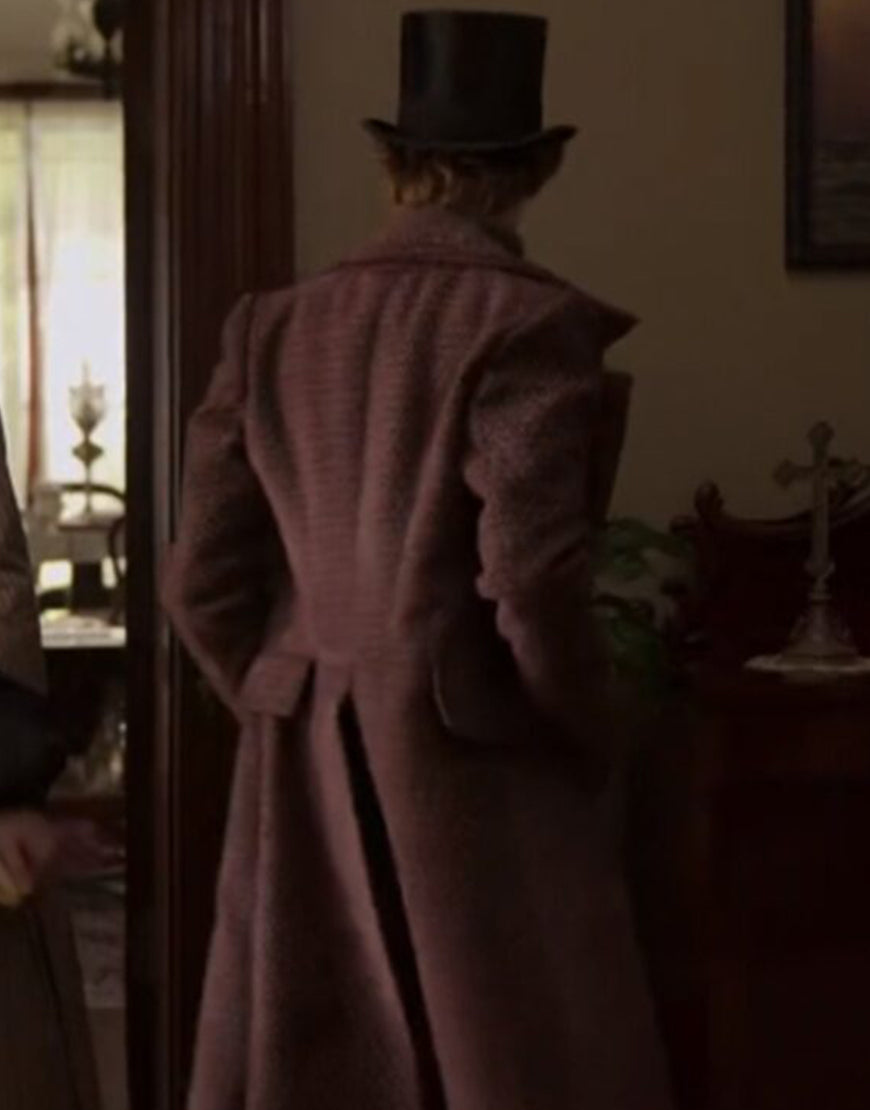 The Artful Dodger 2023 Thomas Brodie Sangster Maroon Coat