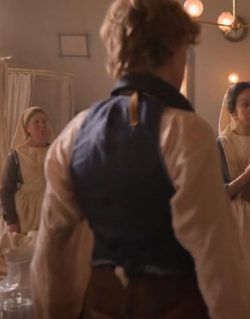 The Artful Dodger 2023 Thomas Brodie Sangster Blue Vest