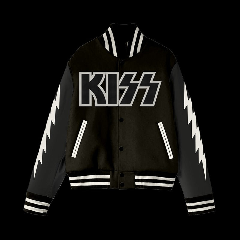 Kiss Nyc Pop up Varsity Jacket