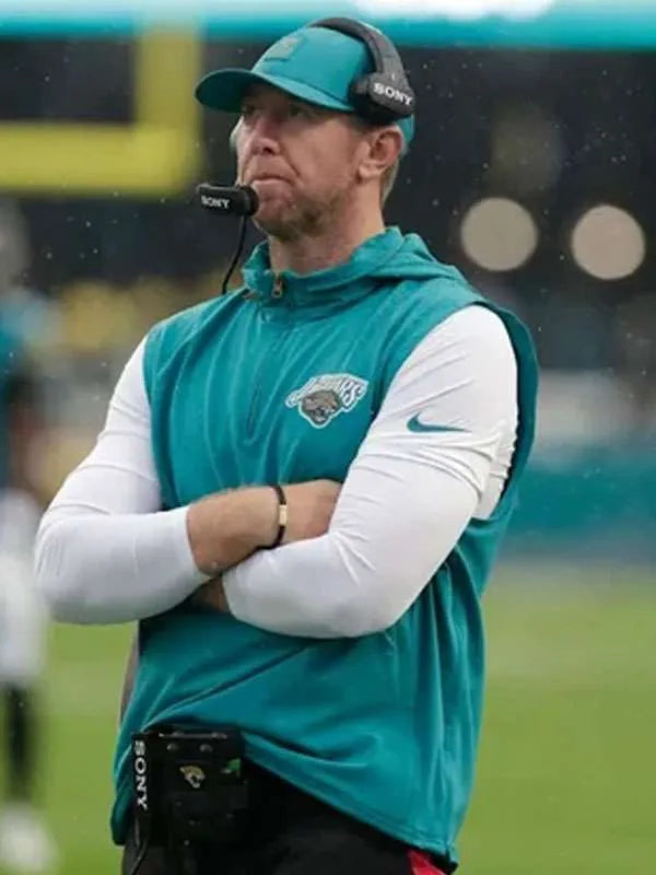 Jacksonville Jaguars Liam Coen Blue Vest