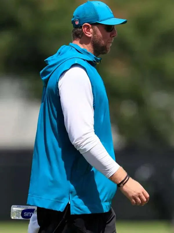 Jacksonville Jaguars Liam Coen Blue Vest