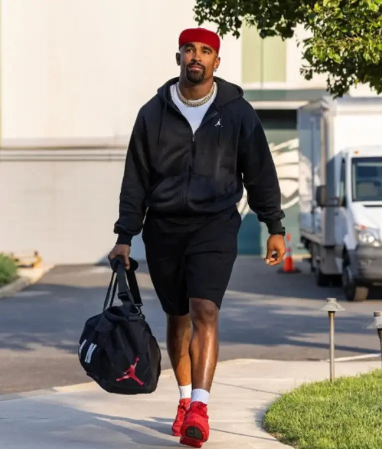 Jalen Hurts Eagles Training Camp Black Hoodie