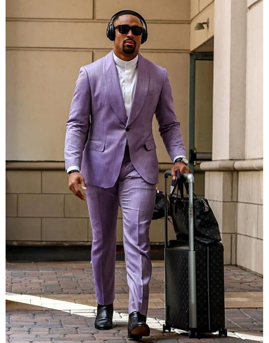 JalenHurtsPurpleSuitForMen