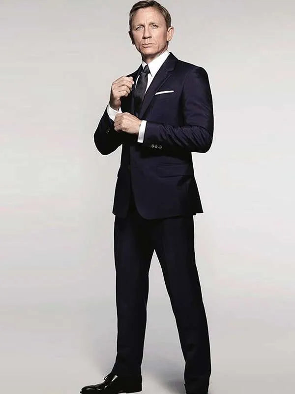 James Bond Spectre Navy Blue Suit