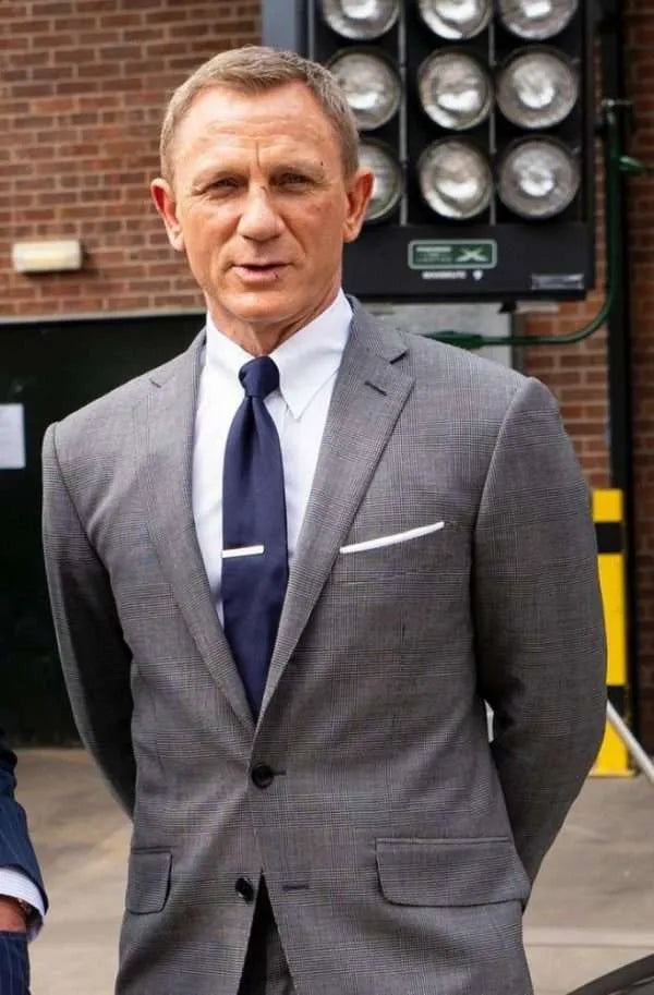 James Bond No Time To Die Grey Suit