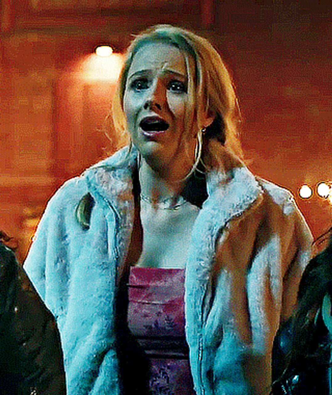 Janet Clown in a Cornfield Fur Jacket